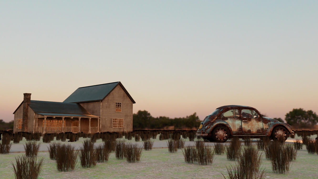 Rusty Bug Daytime, 3d