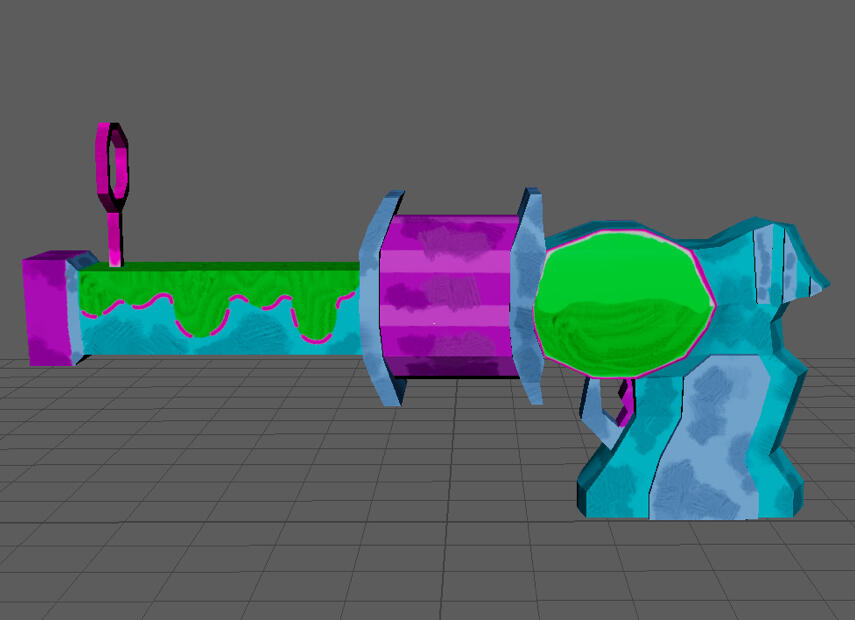 Sour Gummy Sniper, 3d