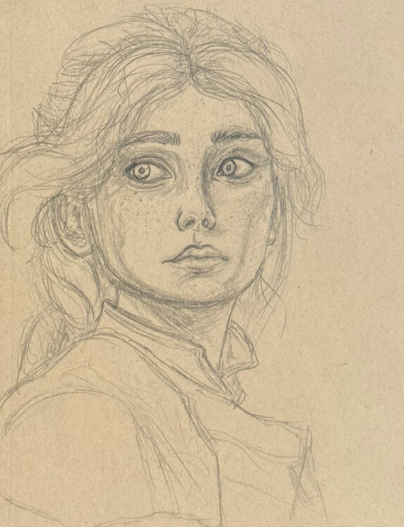 Portrait Study, pencil