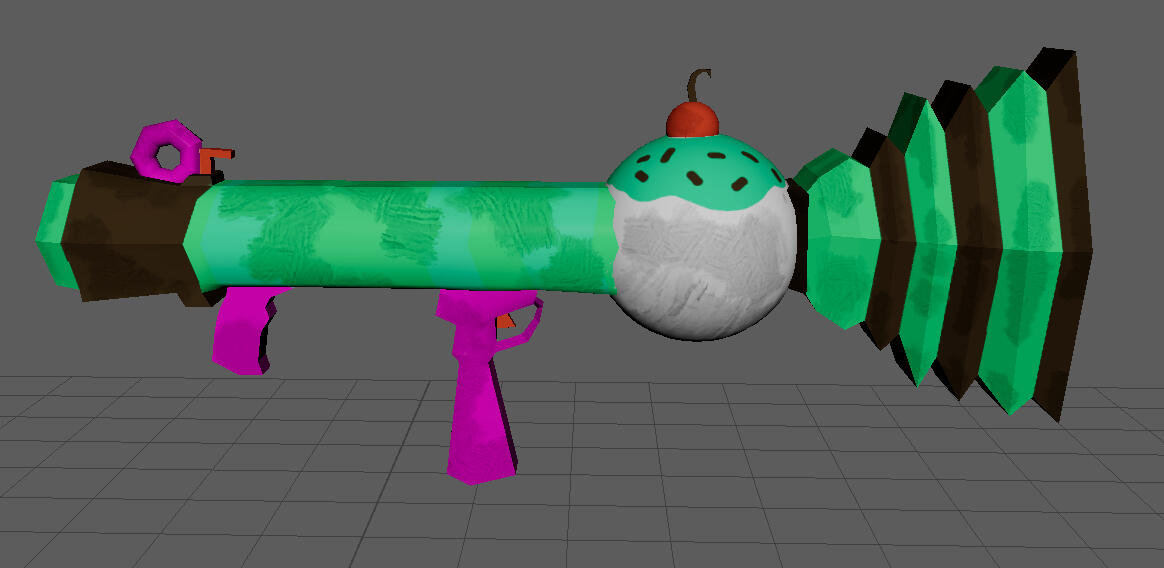 Ice Cream Bazooka, 3d